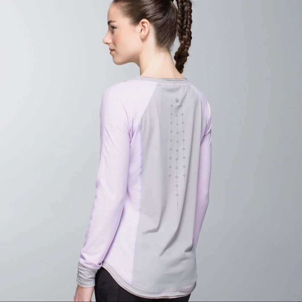 {Lululemon} Lightened up long sleeve top